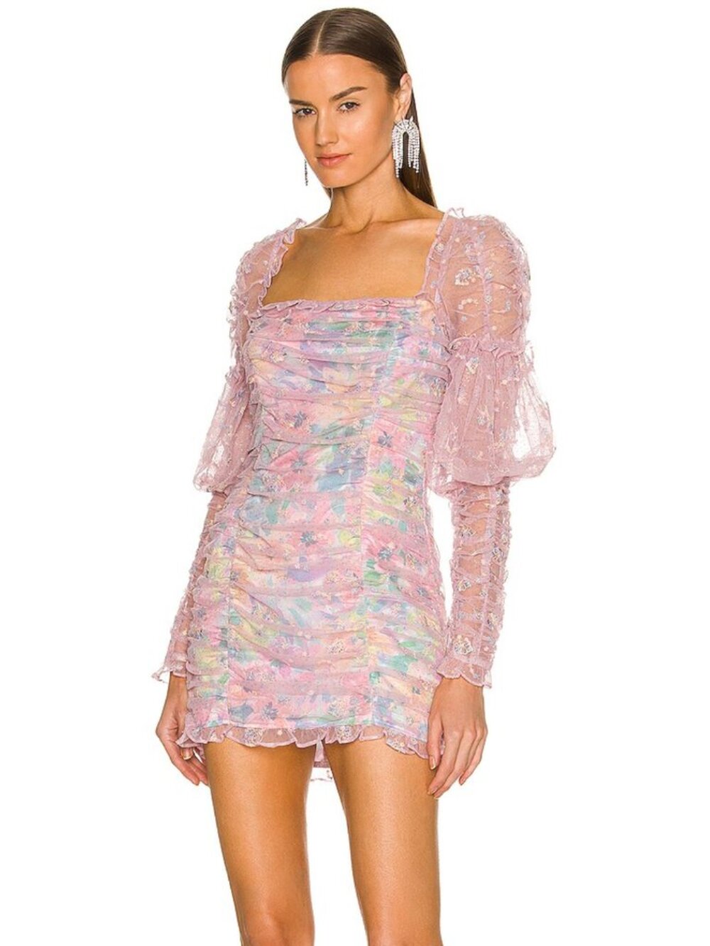 For Love & Lemons Imani Mini Dress size M